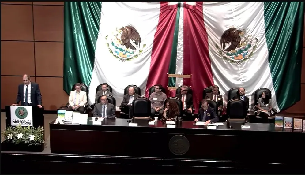 Presentación del libro «La Energía de un Pueblo» en el pleno de la Cámara de Diputados.